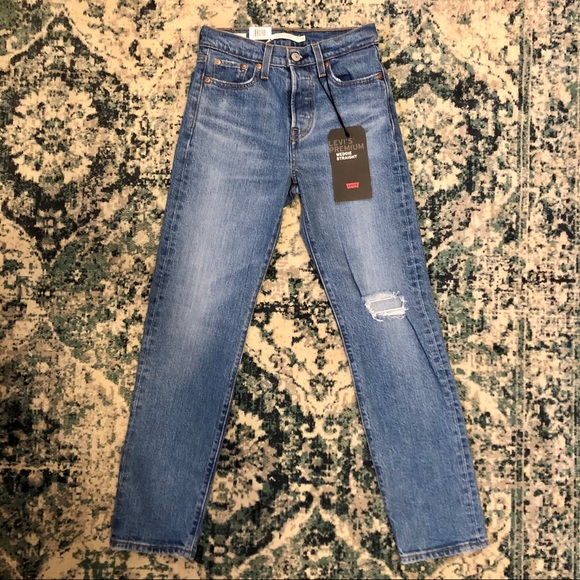 Levi’s Wedgie Straight Jeans - Jive Tone 23x28 NWT - Picture 4 of 5